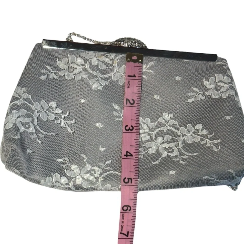 Ella Winston Chantilly Lace Clutch Bag